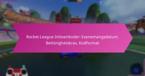 Read more about the article Rocket League Inlösenkoder: Evenemangsdatum, Behörighetskrav, Kodformat