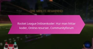 Read more about the article Rocket League Inlösenkoder: Hur man hittar koder, Online-resurser, Communityforum