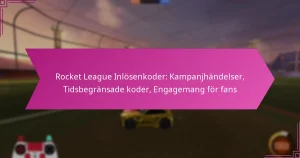 Read more about the article Rocket League Inlösenkoder: Kampanjhändelser, Tidsbegränsade koder, Engagemang för fans