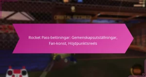 Read more about the article Rocket Pass-belöningar: Gemenskapsutställningar, Fan-konst, Höjdpunktsreels