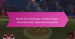 Read more about the article Rocket Pass-belöningar: Nivåbelöningar, Föremålsraritet, Spelartillfredsställelse