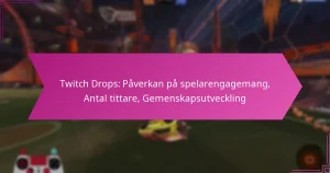Read more about the article Twitch Drops: Påverkan på spelarengagemang, Antal tittare, Gemenskapsutveckling