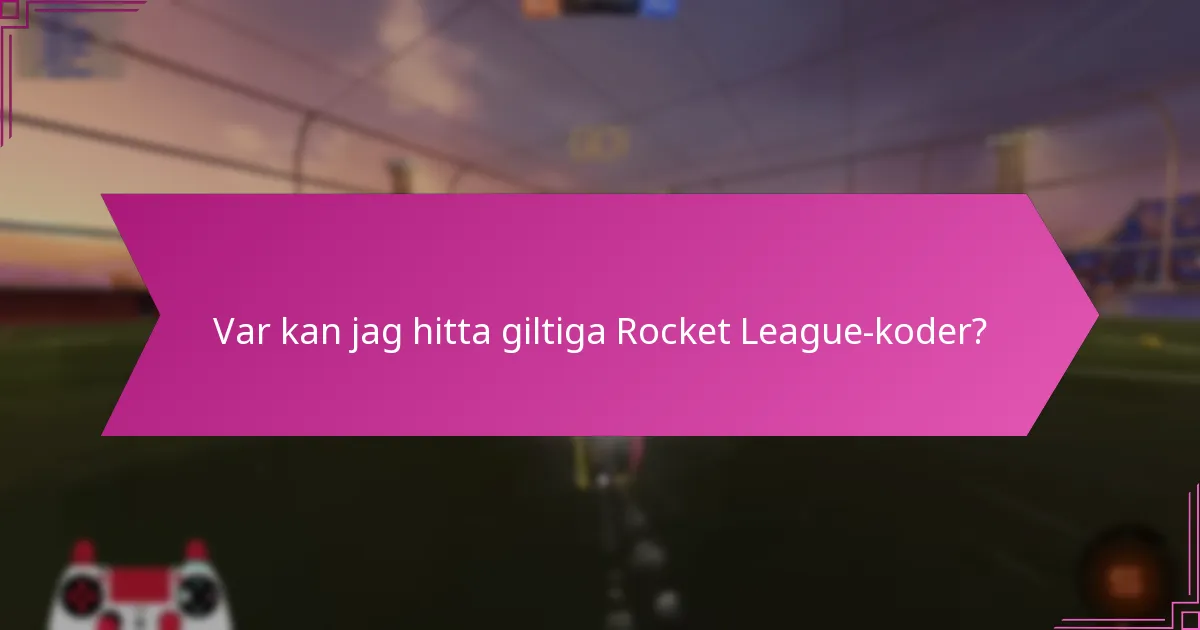 Vilka är vanliga missuppfattningar om Rocket League-koder?
