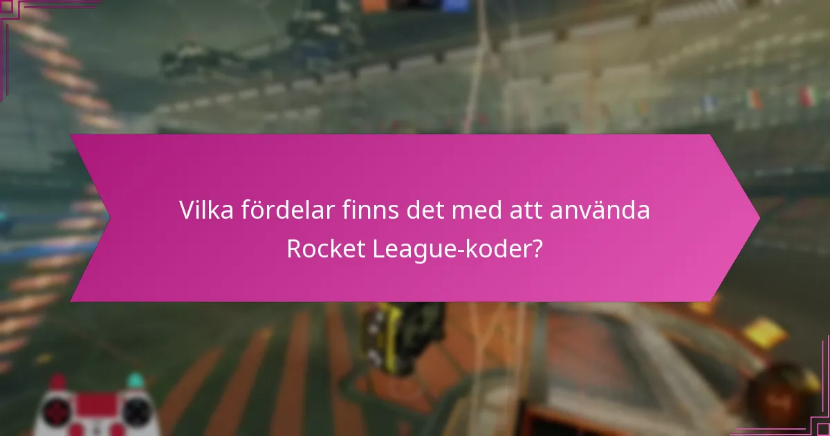 Hur påverkar gemenskapsengagemang Rocket League-koder?